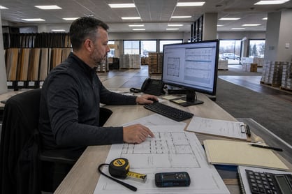 What actually goes into a flooring calculator (and why guessing costs you margin)