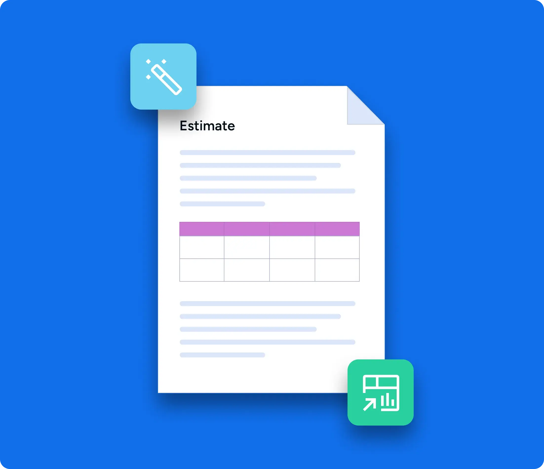 ESTIMATES & INVOICING
